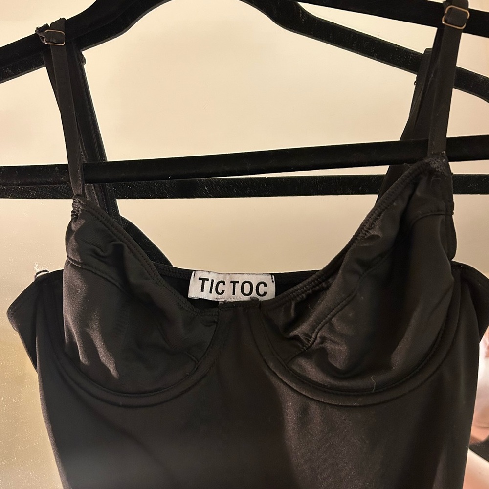 TICTOC black bodysuit - size small